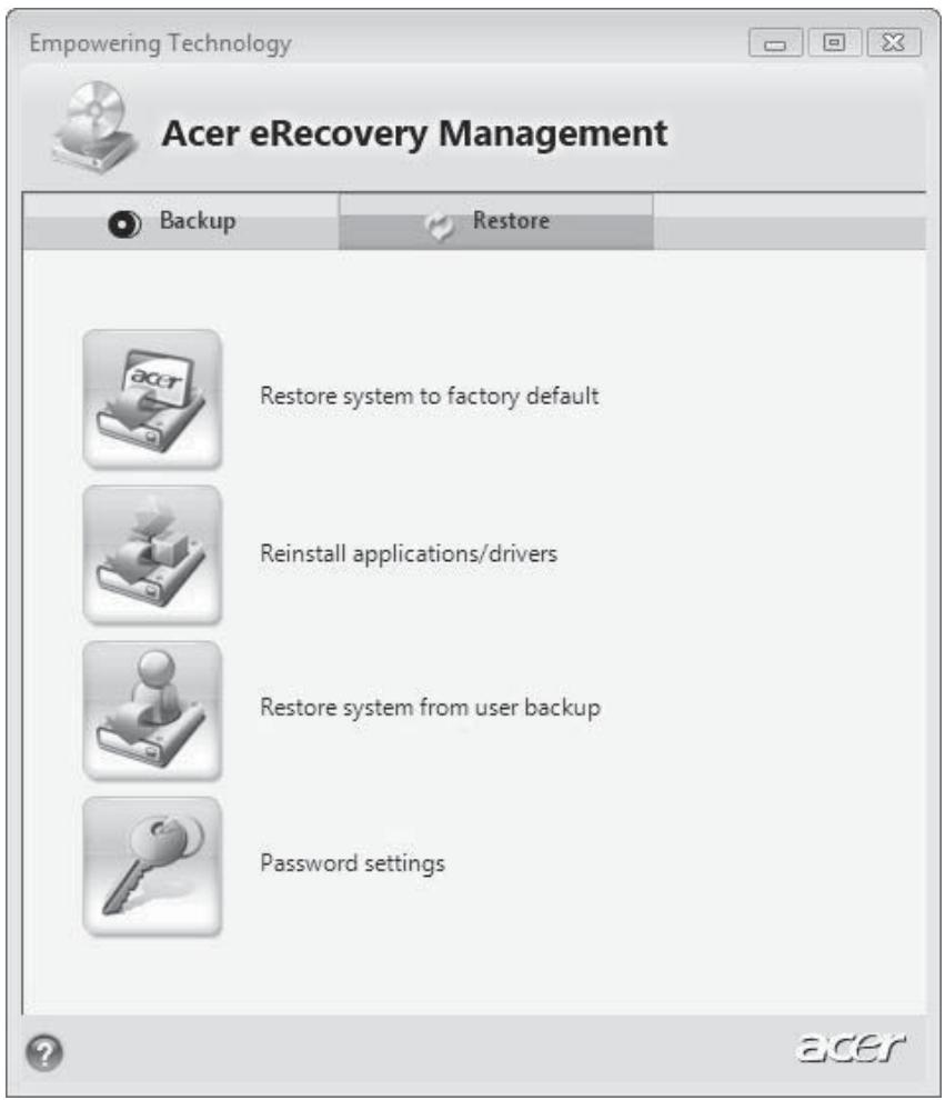 ACER ASP 5735Z-343G25MN - Restaurer - 1