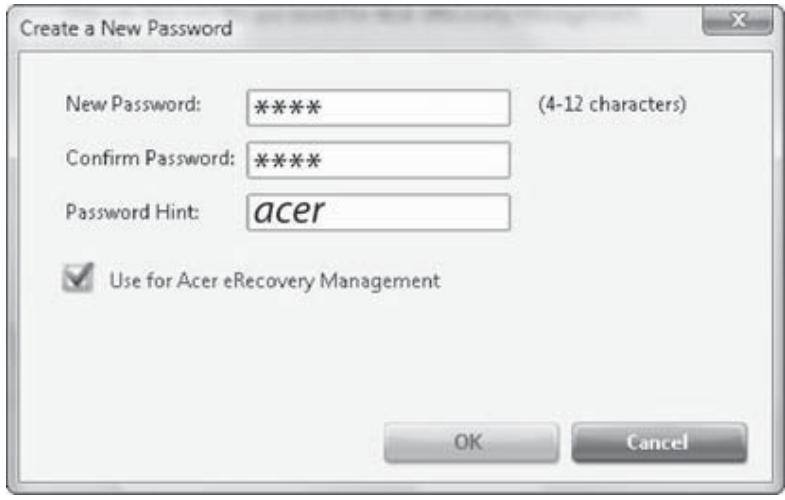 ACER ASP 5735Z-343G25MN - Pour définitir le mot de passer Empowering Technology : - 2