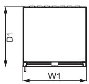 ELECTROLUX EWUS052B5B - Abmessungen - 2