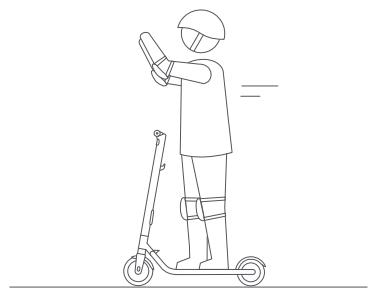 NINEBOT KICKSCOOTER ES2 DARK GREY - ADVERTENCIA - 26