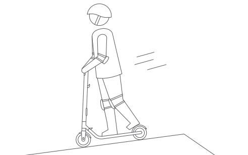 NINEBOT KICKSCOOTER ES2 DARK GREY - AVVERTENZA - 5