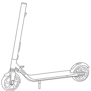 NINEBOT KICKSCOOTER ES2 DARK GREY - Ensamblartu KickScooter - 1