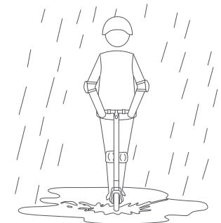 NINEBOT KICKSCOOTER ES2 DARK GREY - WARNING - 1