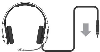 TRITTON MICROCASQ FILAIRE PC - Connexion à un apparéil mobile - 1