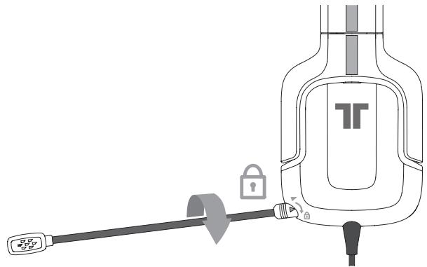 TRITTON MICROCASQ FILAIRE PC - Connexion du microphone - 1