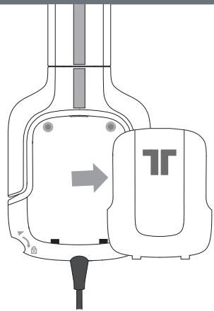 TRITTON MICROCASQ FILAIRE PC - Retrait des étiquettes d'écouteurs - 1