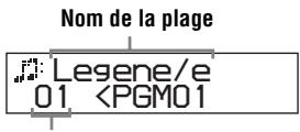 SONY D-NF400/NF401 - Lecture des plages dans l'ordre de votrechoix (Lecture PGM) - 2