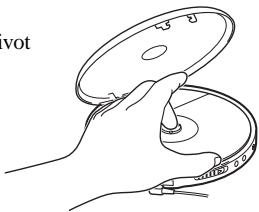 SONY D-NF400/NF401 - Retrait du CD - 1