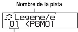 SONY D-NF400/NF401 - Pulse I o para selectionar la pista y pulse DISPLAY/MENU para ingresar la seleccion. - 2
