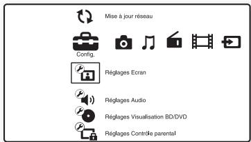 SONY BDV-L800 - Pour afficher l'écran de configuration - 2