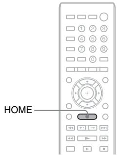 SONY BDV-L800 - Pour afficher l'écran de configuration - 1