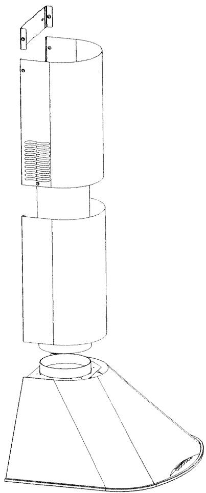 SAUTER GSL703N - a) Fonctionnement en évacuation extérieure - 2