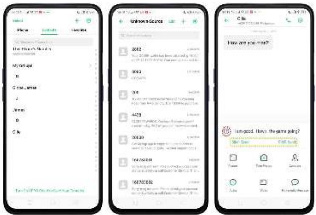 OPPO REN0_10X - Envoyer et receivevoir des messages - 1