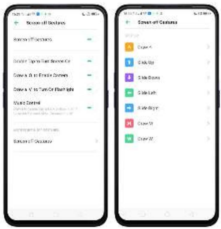 OPPO REN0_10X - Gestes sur l'écran - 1