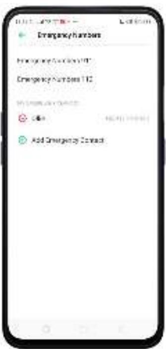 OPPO REN0_10X - Contact d'urgence SOS - 4