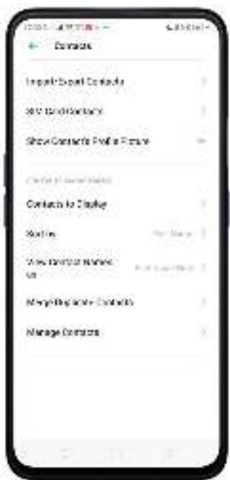 OPPO REN0_10X - 7.6.3.Importer et exporter les contacts - 1