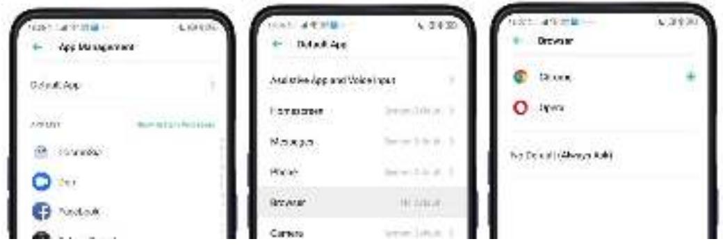 OPPO REN0_10X - Gérer l'application par défaut - 1