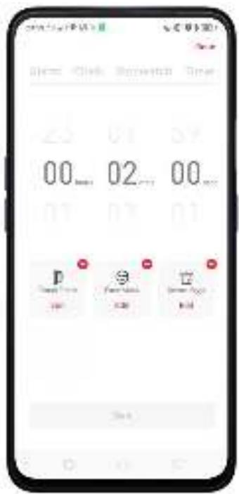 OPPO REN0_10X - Personnaliser le minuteur - 3