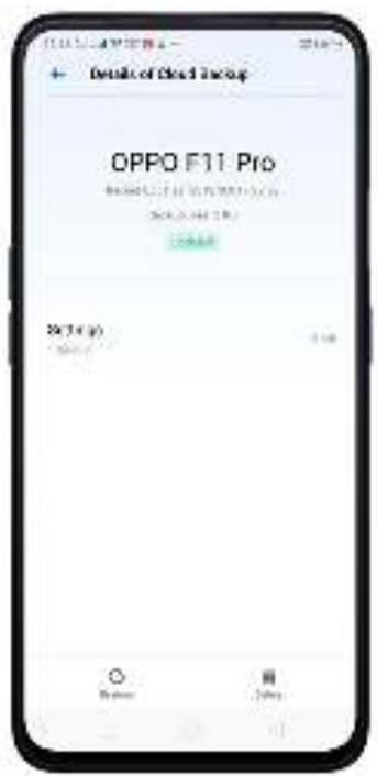 OPPO REN0_10X - Restaurer les contacts et les SMS sur le smartphone OPPO depuis le Cloud OPPO - 1