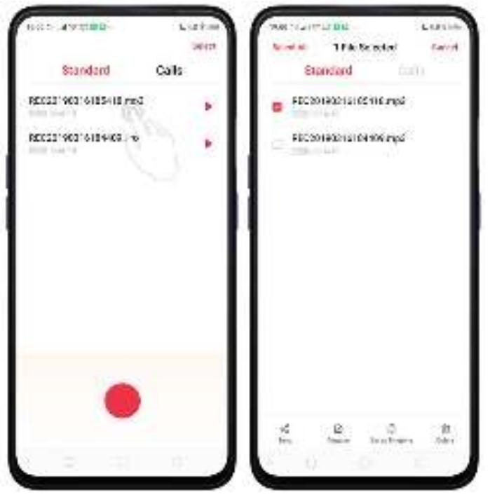 OPPO REN0_10X - Gérer les enregistrements - 2