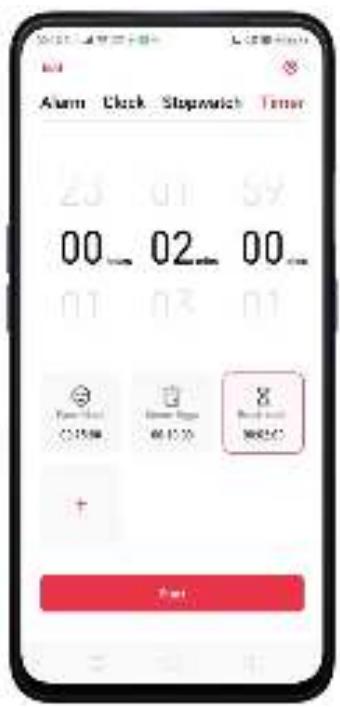 OPPO REN0_10X - Personnaliser le minuteur - 9