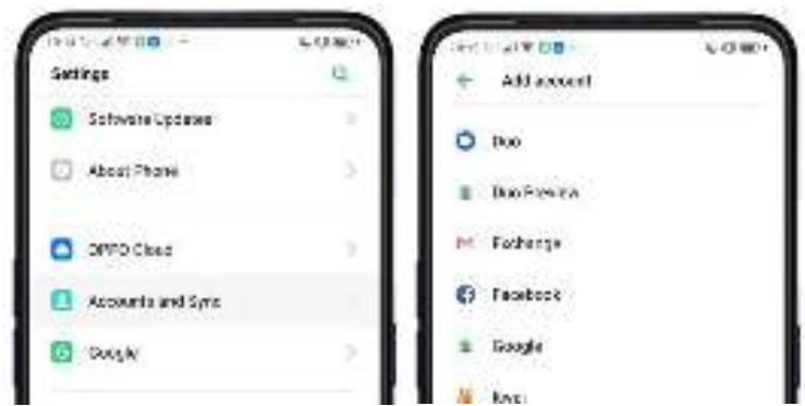 OPPO REN0_10X - Configurer d'autres comptes mail et de calendrier - 1