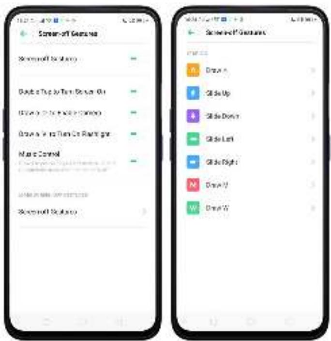 OPPO REN0_10X - Gestes sur l'écran - 1