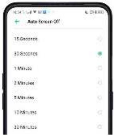 OPPO REN0_10X - 6.6.Modifier le délai du verrouillage automatique - 1