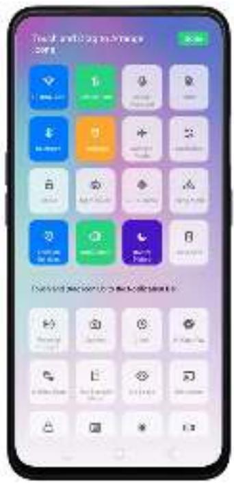 OPPO REN0_10X - Centre de contrôle, notification et barre d'etat - 1