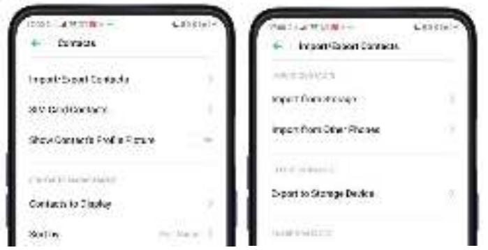 OPPO REN0_10X - Gérer les contacts - 1