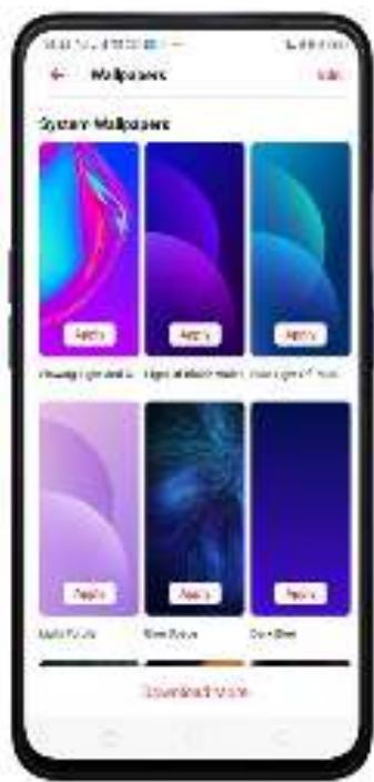 OPPO REN0_10X - 6.3.Modifier le fond d'écran - 2
