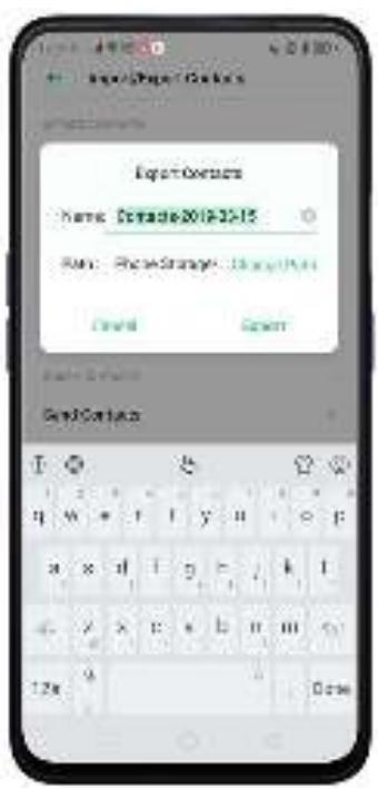 OPPO REN0_10X - 7.6.3.Importer et exporter les contacts - 5