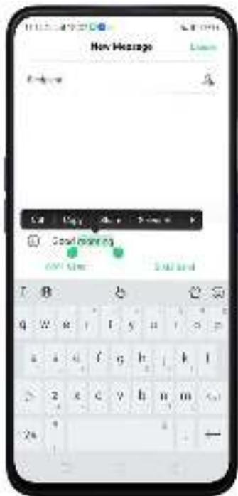 OPPO REN0_10X - Modifier le texte - 1