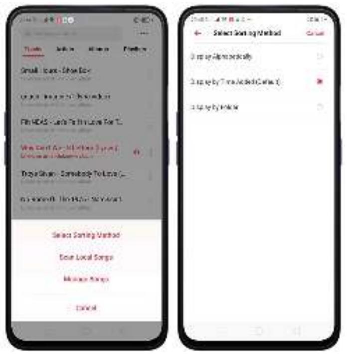 OPPO REN0_10X - Modifier le mode de tri - 1