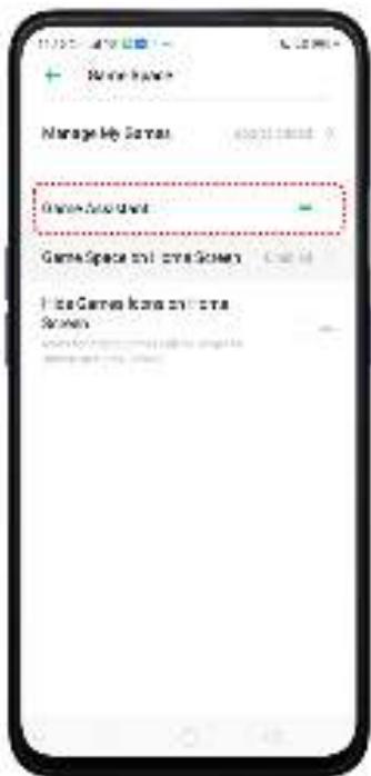 OPPO REN0_10X - Paramètres de l'espace de jeu - 1