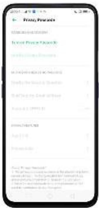 OPPO REN0_10X - Code de confidentialité - 1