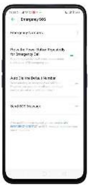OPPO REN0_10X - Contact d'urgence SOS - 7