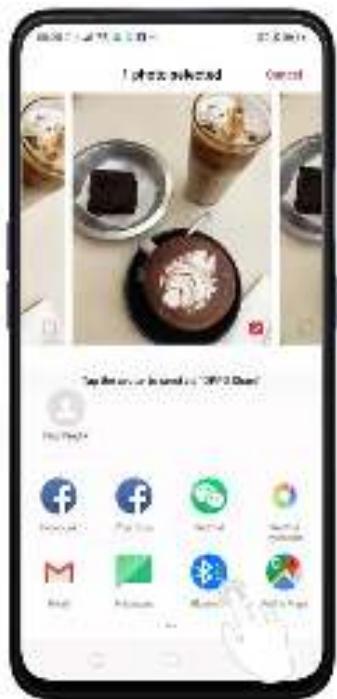 OPPO REN0_10X - Partager via Bluetooth - 1