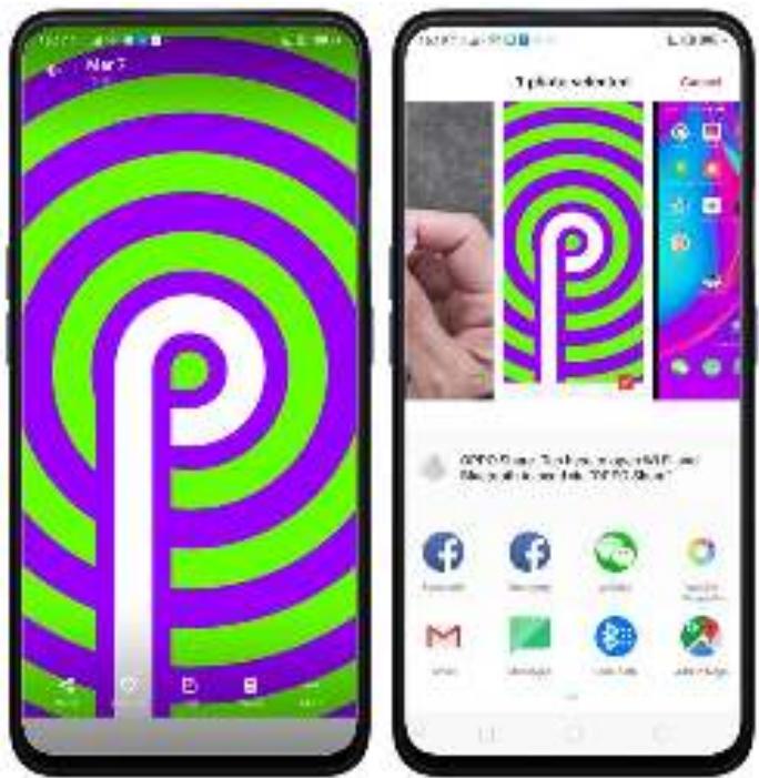 OPPO REN0_10X - Partager depuis les applications - 1