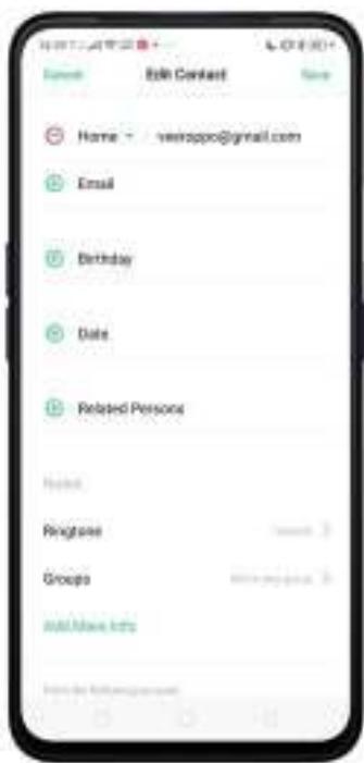 OPPO REN0_10X - 7.6.2.Modifier et supprimer un contact - 2
