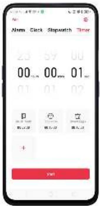 OPPO REN0_10X - Personnaliser le minuteur - 1