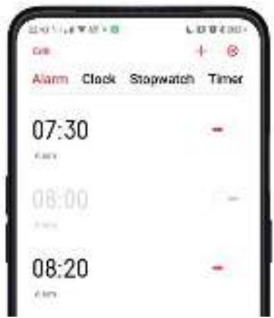 OPPO REN0_10X - Régler les alarmes - 3