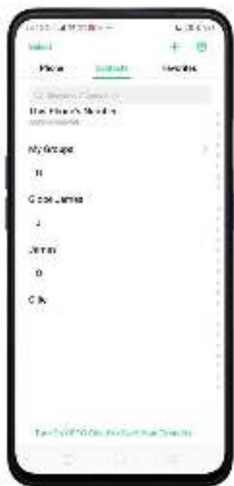 OPPO REN0_10X - 7.6.1.Ajouter un contact - 1