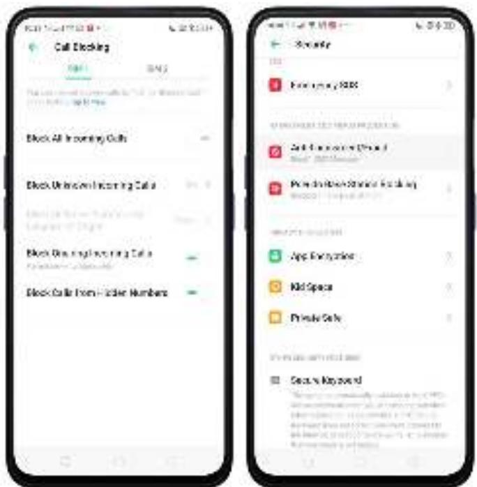 OPPO REN0_10X - Bloquer les appeals - 1