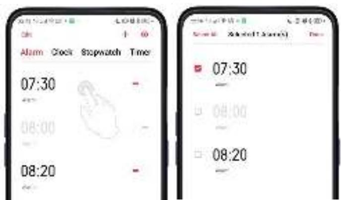 OPPO REN0_10X - Régler les alarmes - 4
