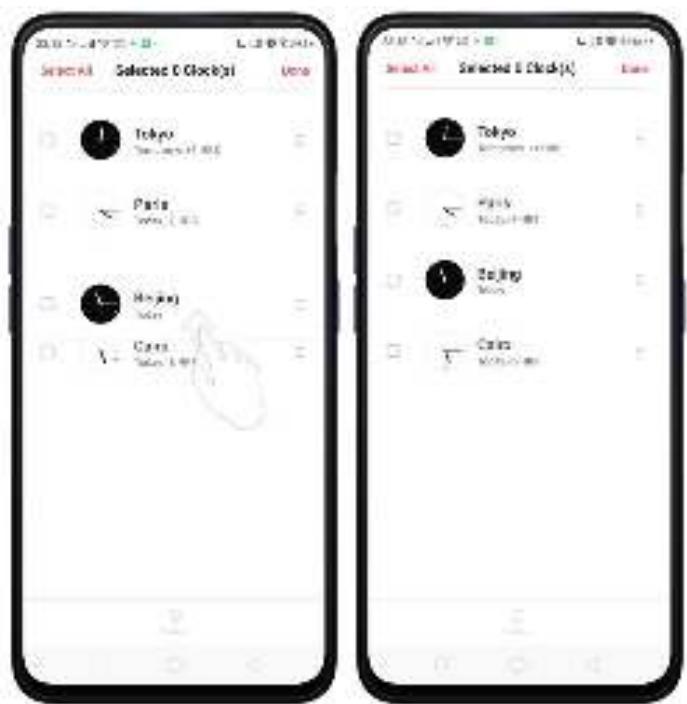 OPPO REN0_10X - Ajouter et visualiser les horloges à travers le monde - 4