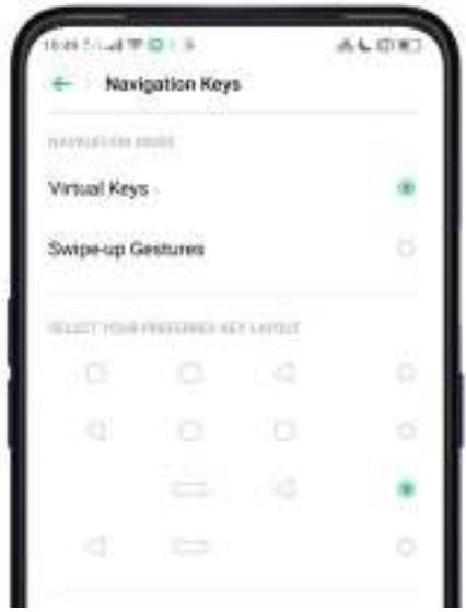 OPPO REN0_10X - Navigation virtuelle par touches - 1