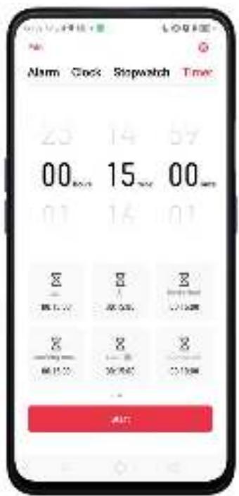 OPPO REN0_10X - Personnaliser le minuteur - 8