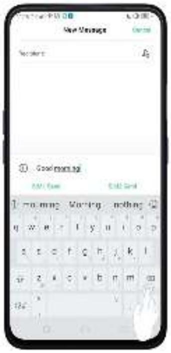 OPPO REN0_10X - Modifier le texte - 2