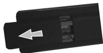 WINDSOR WD65243E - Insertion des piles dans la télécommande - 1